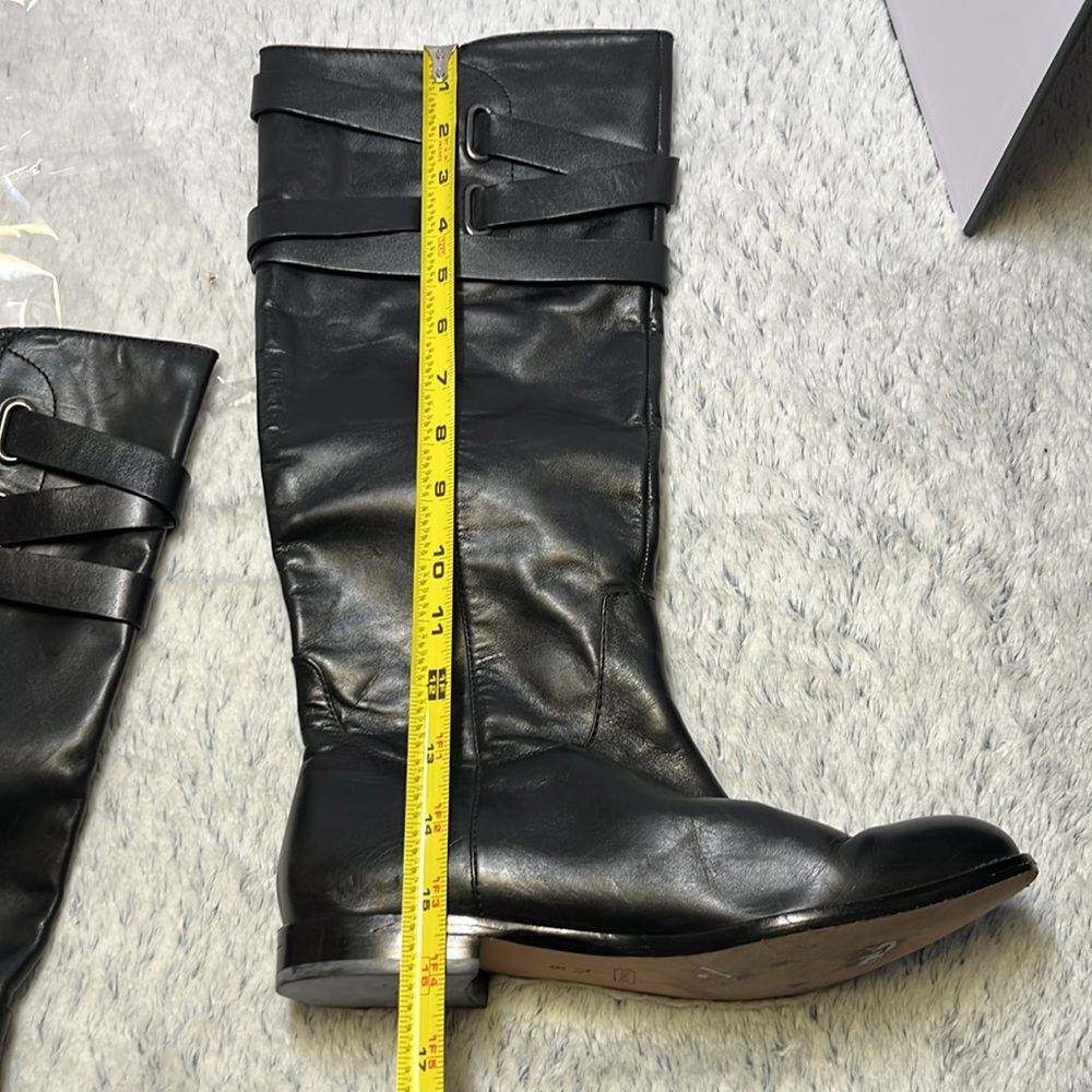 ⭐️Coach “Cayden” Tall Black Leather Riding Boots size 7.5B - Picture 12 of 12